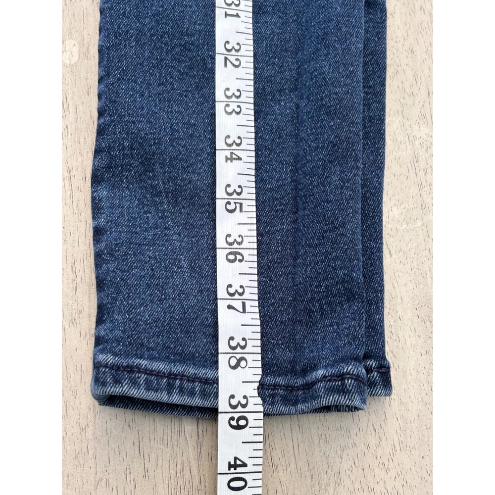 Old Navy Rockstar Super Skinny Jeans Extra High Rise Button Fly Dark Wash 12 - Picture 3 of 8